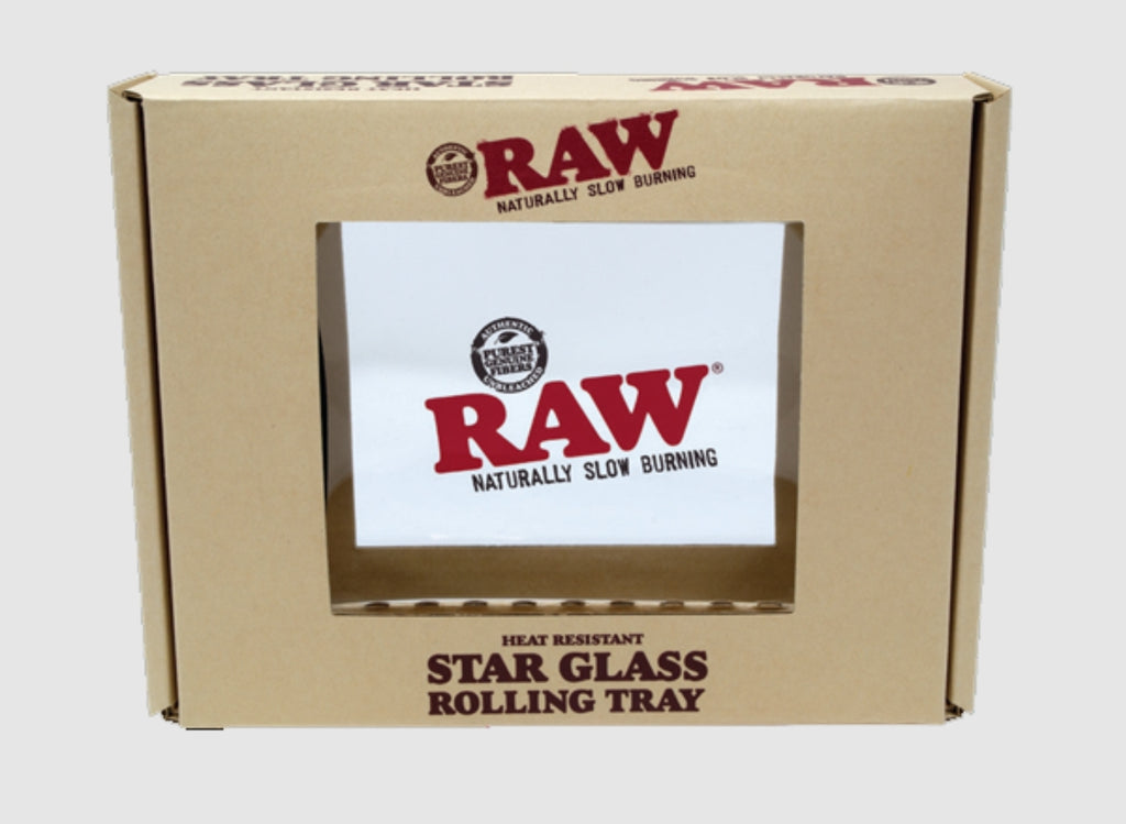 Star Glass Rolling Tray