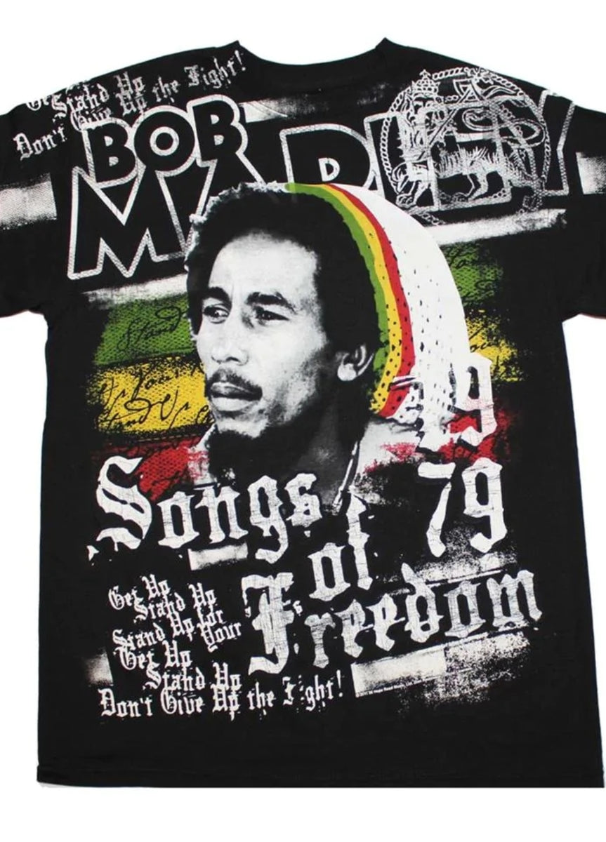 Bob Marley Freedom Vintage – Débardeur Reggae Officiel Rock Off – Style Rétro Légendaire