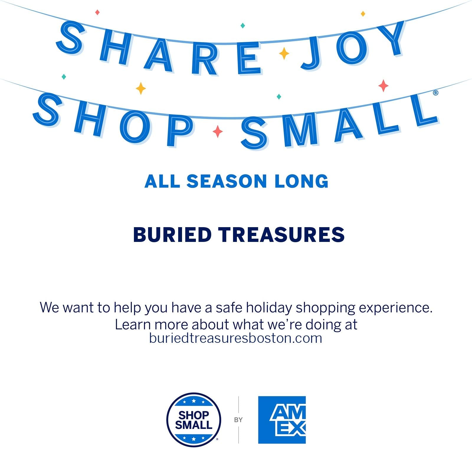 Shop locally @ Buried Treasures