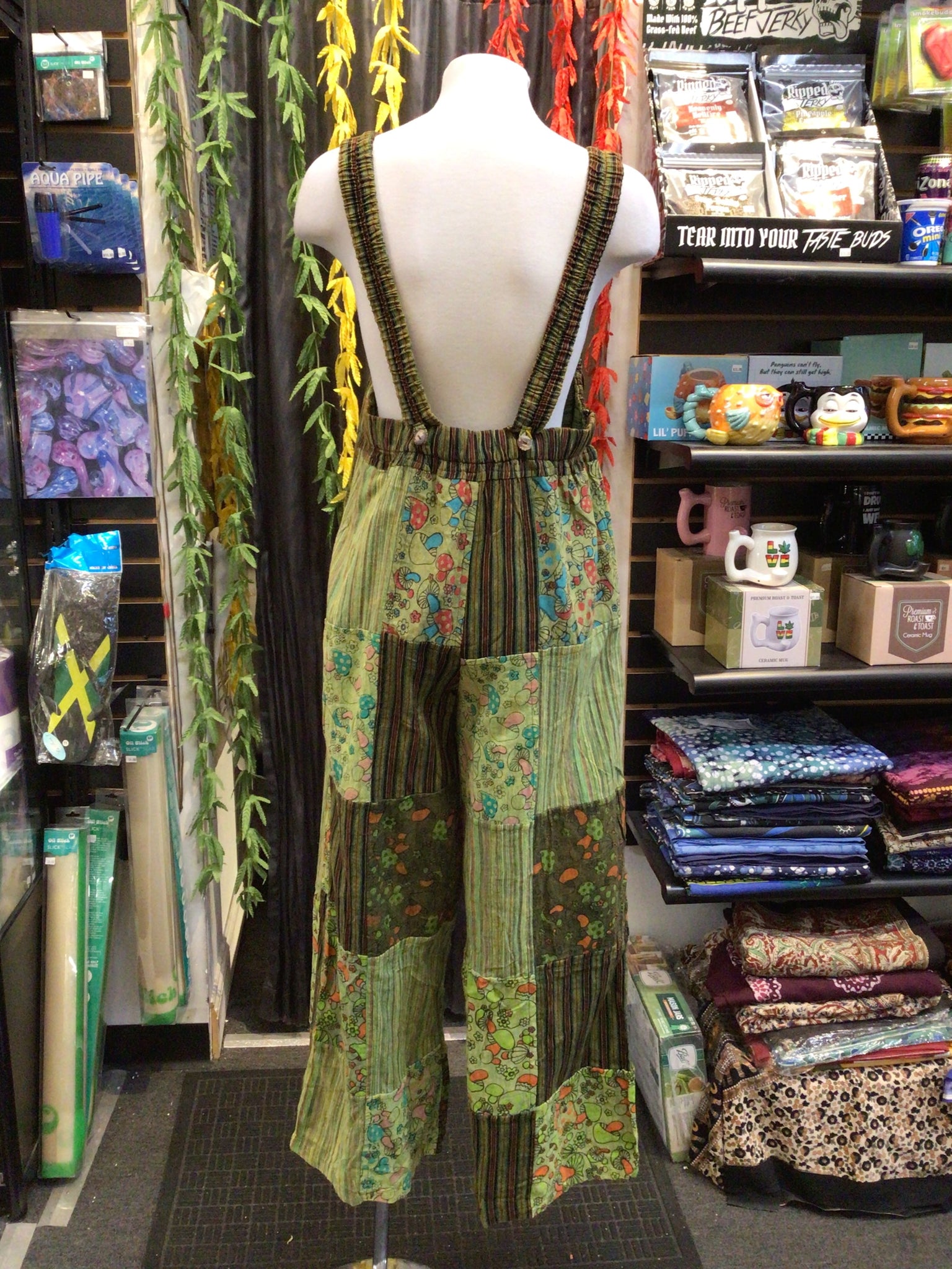 Patch work Overalls
