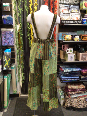 Patch work Overalls