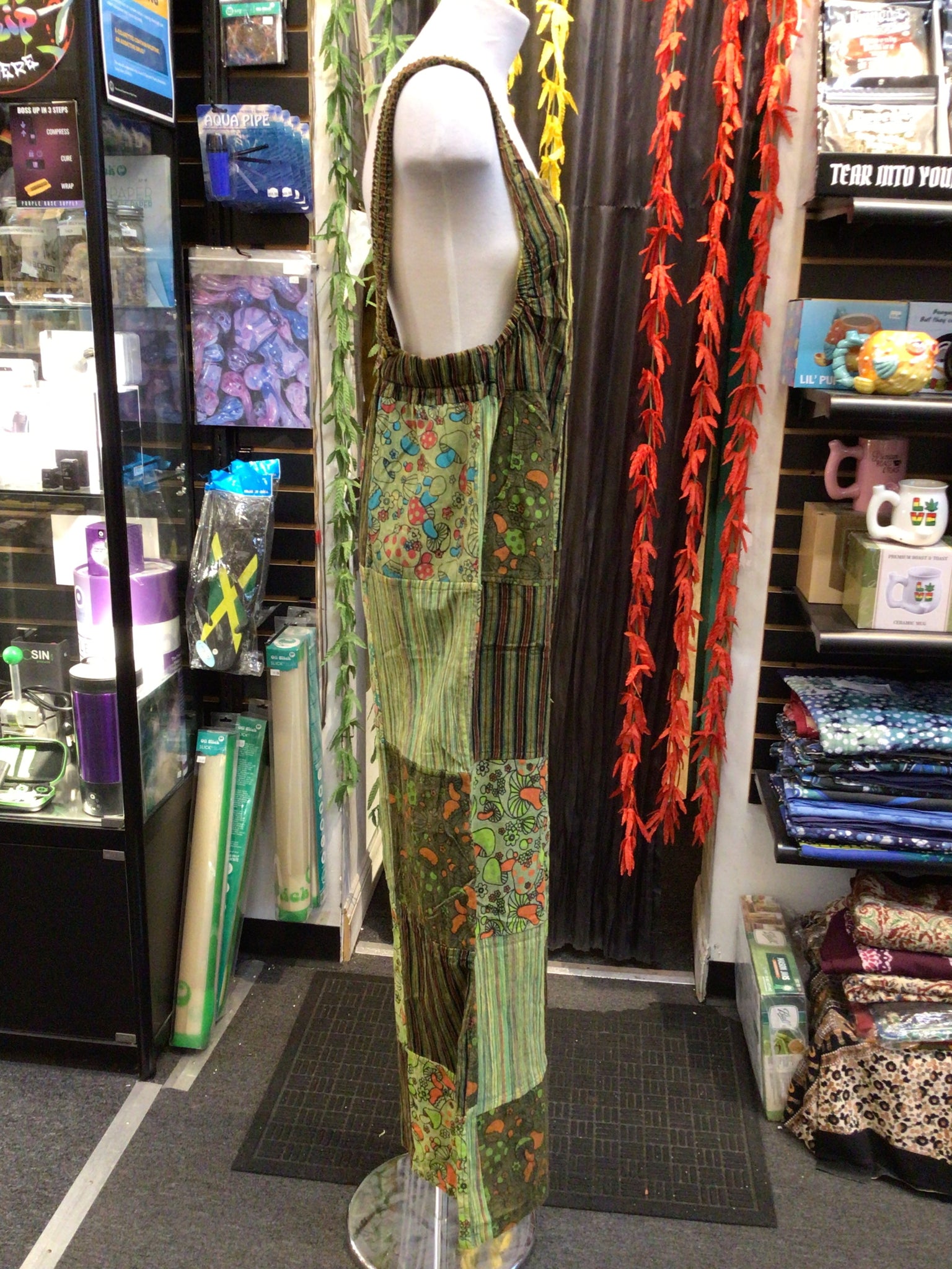Patch work Overalls