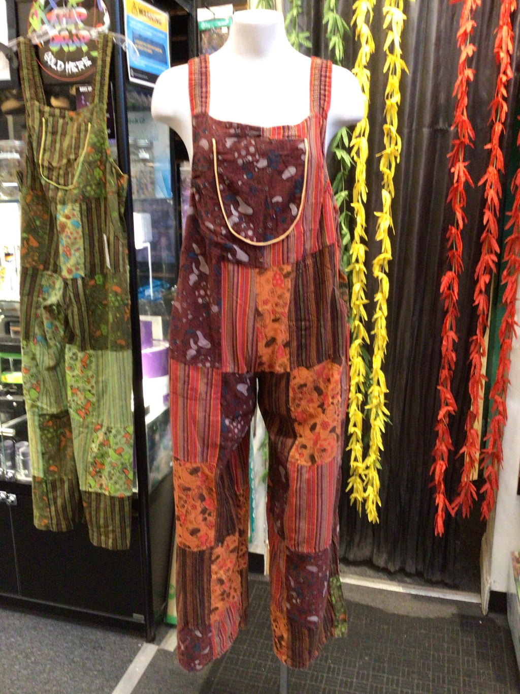 Patch work Overalls