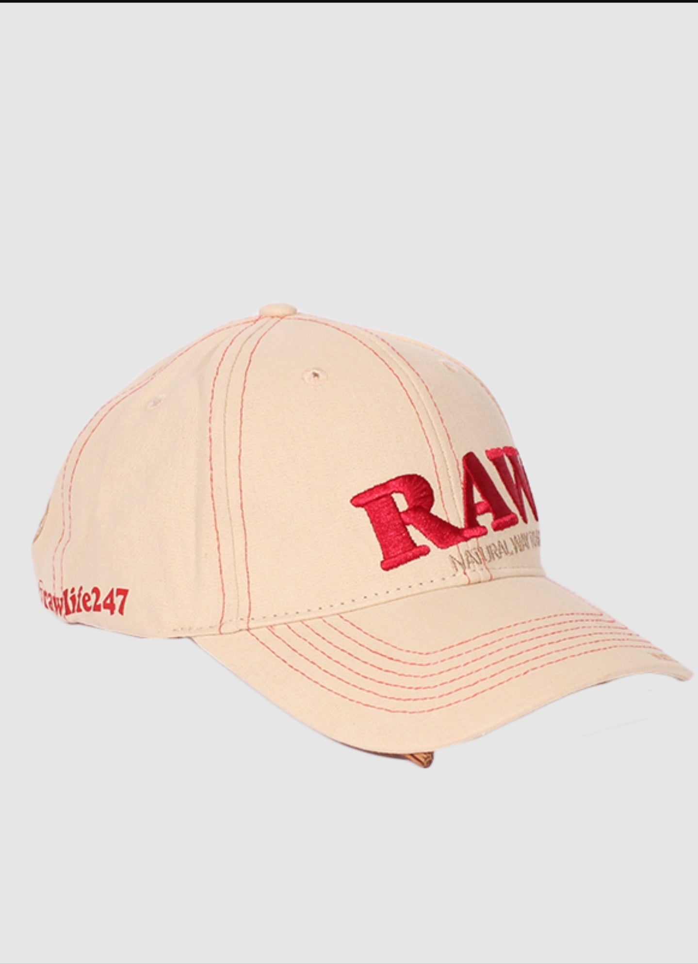 Raw Snapback Poker Hat