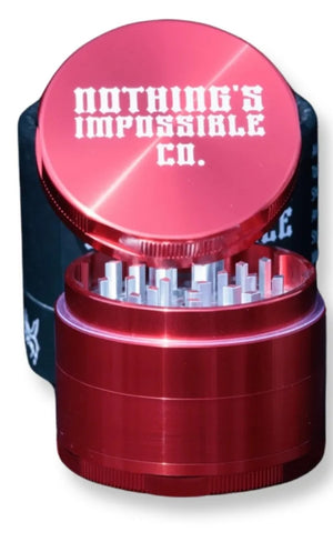 4 Piece Aircraft Grade Aluminum Grinder – 2.5″