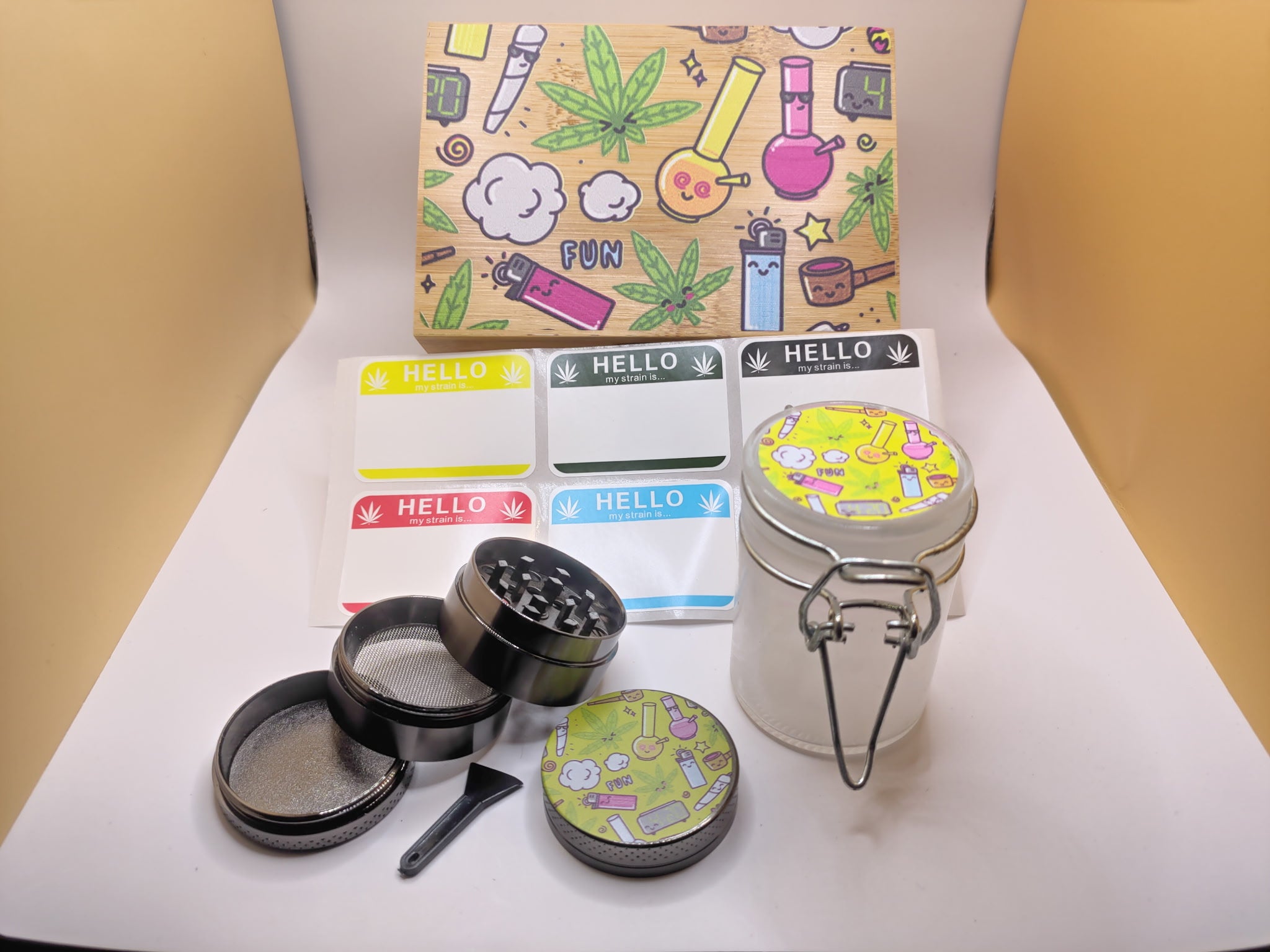 Wooden Stash Box Set