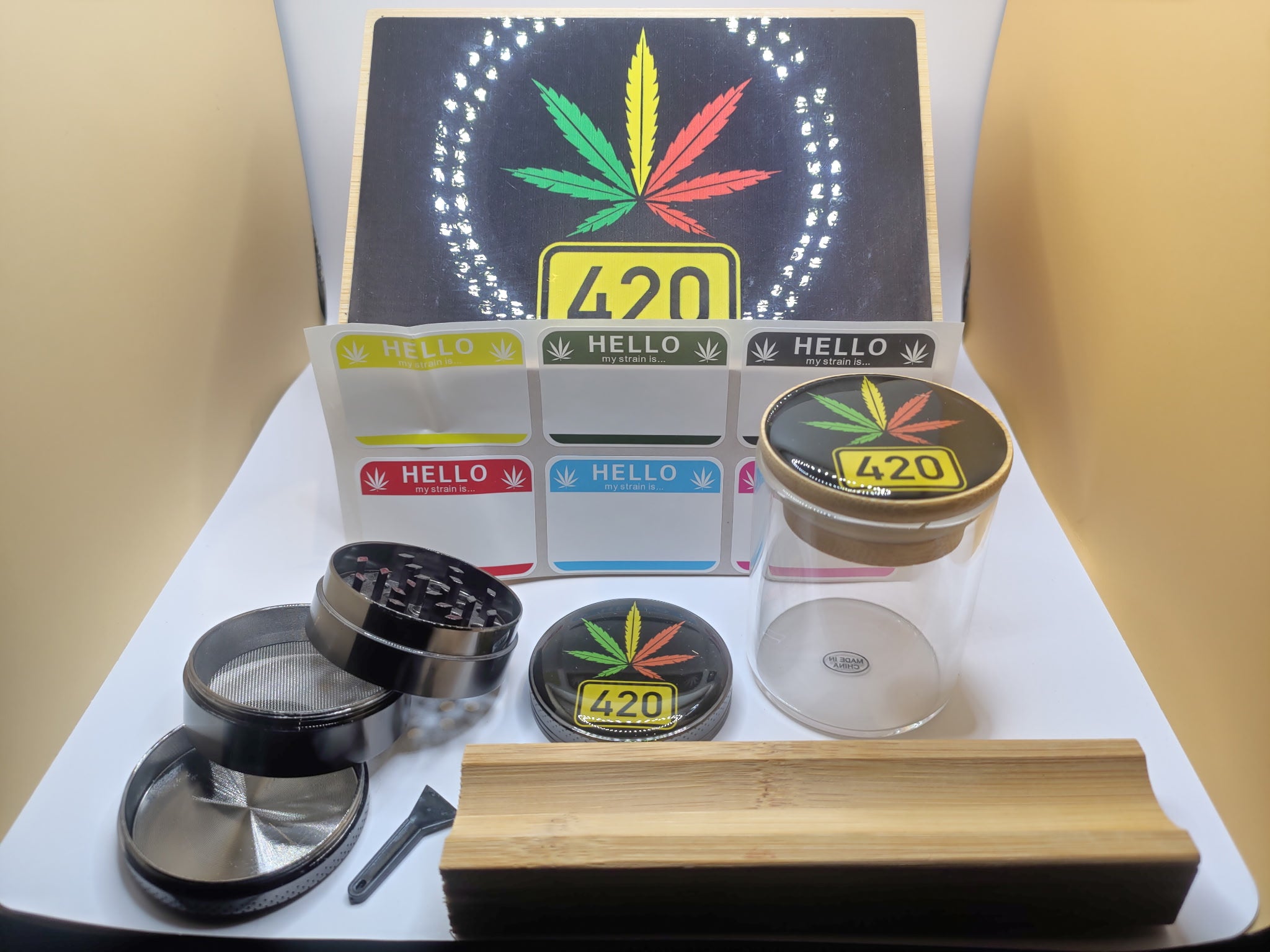 Wooden Stash Box Set