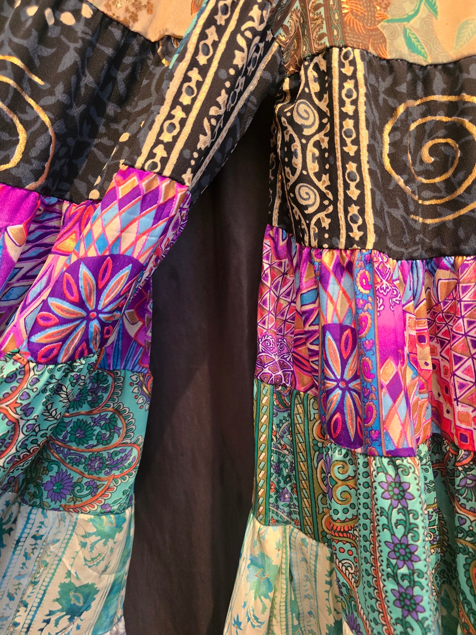 Silk Wide Leg Pants