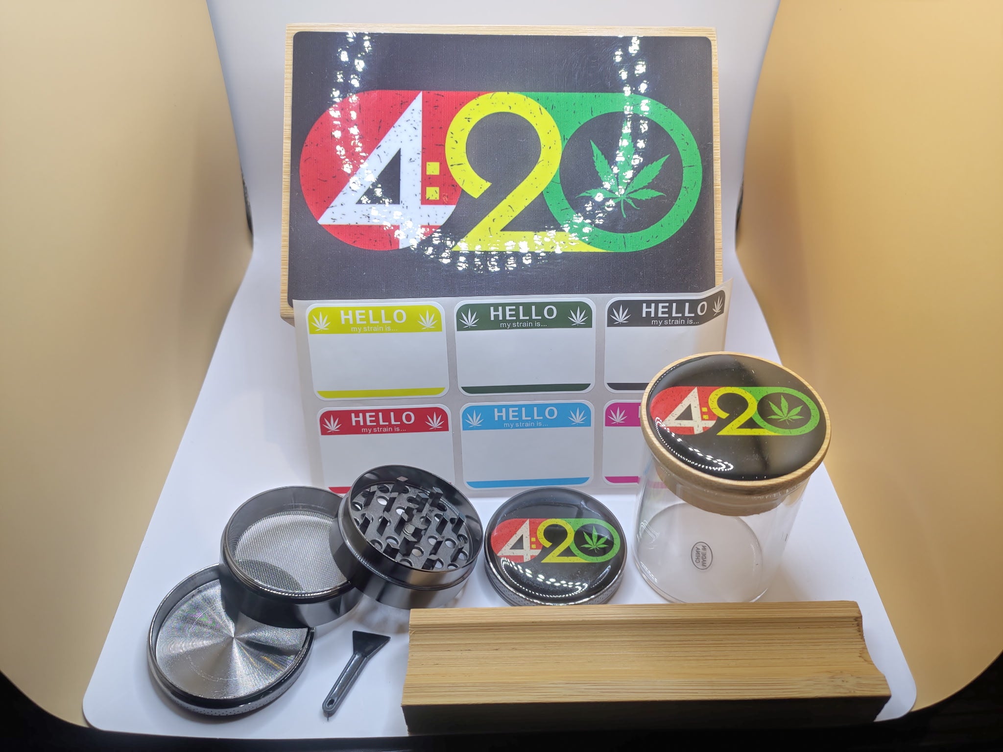 Wooden Stash Box Set