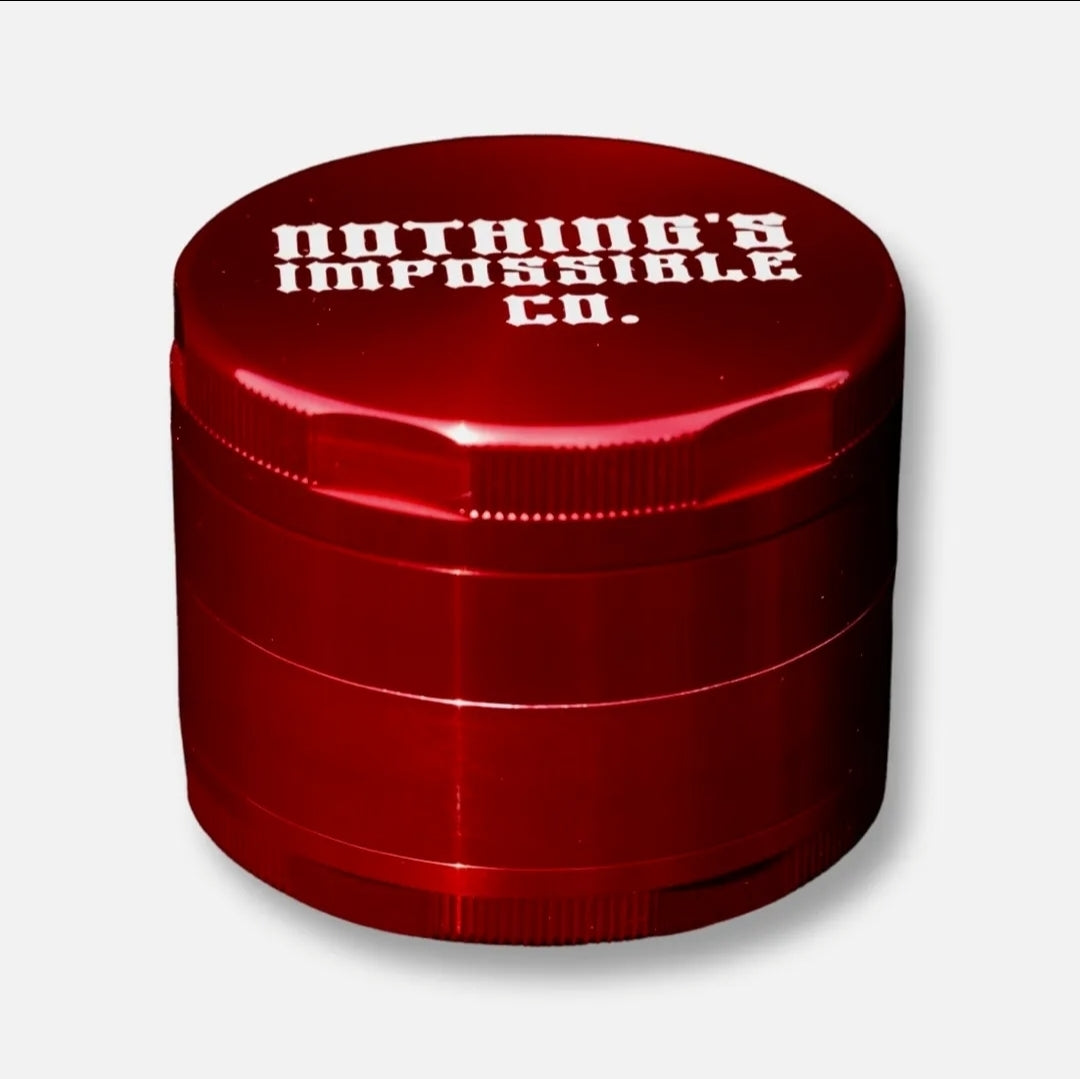 4 Piece Aircraft Grade Aluminum Grinder – 2.5″