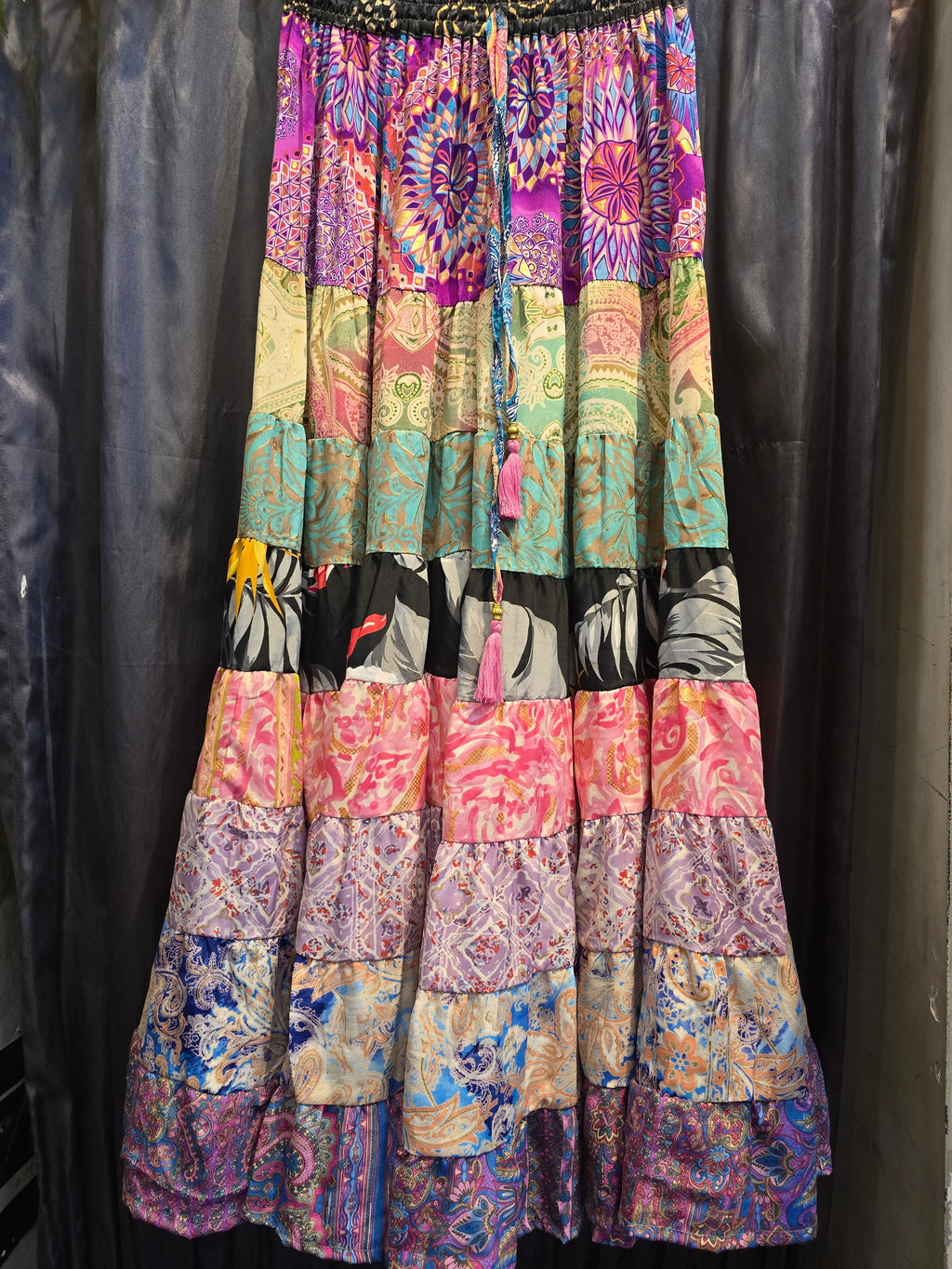 Silk Wide Leg Pants