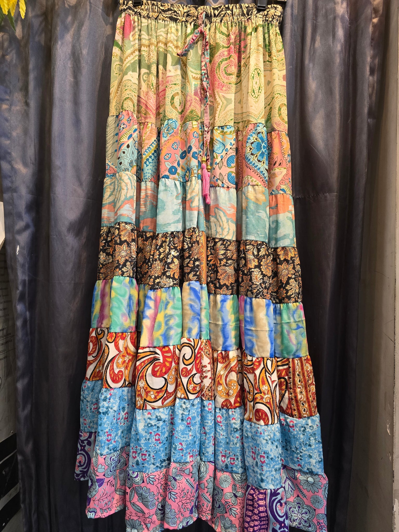 Silk Wide Leg Pants