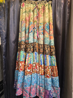 Silk Wide Leg Pants