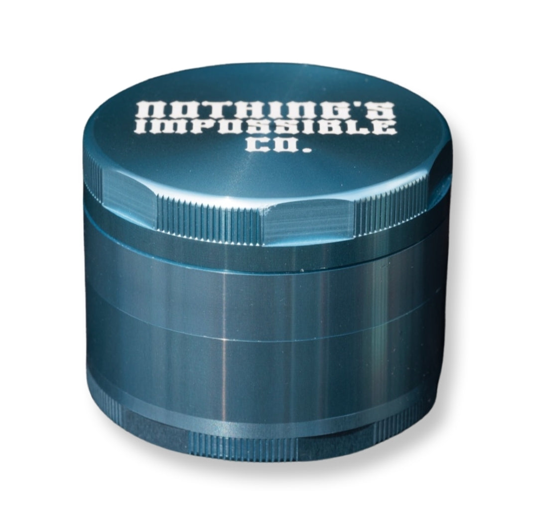 4 Piece Aircraft Grade Aluminum Grinder – 2.5″