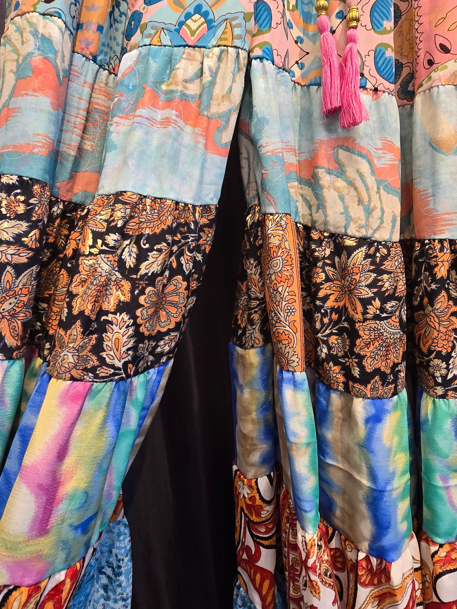 Silk Wide Leg Pants