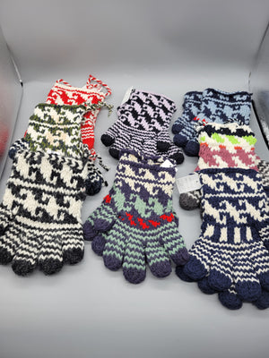 Handmade Knitted Gloves