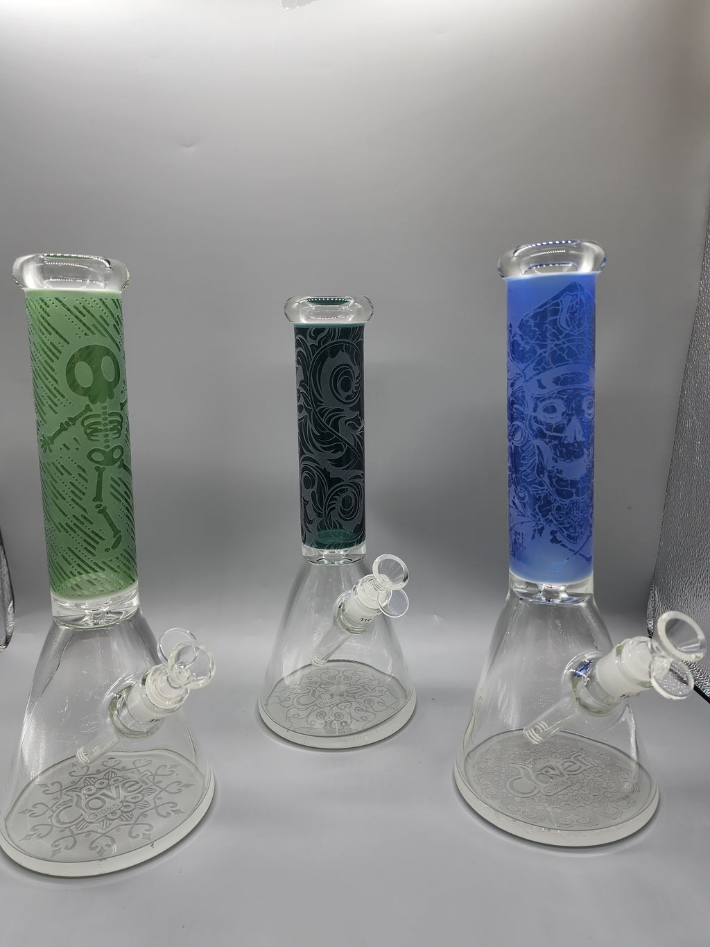 Etched Design Beaker