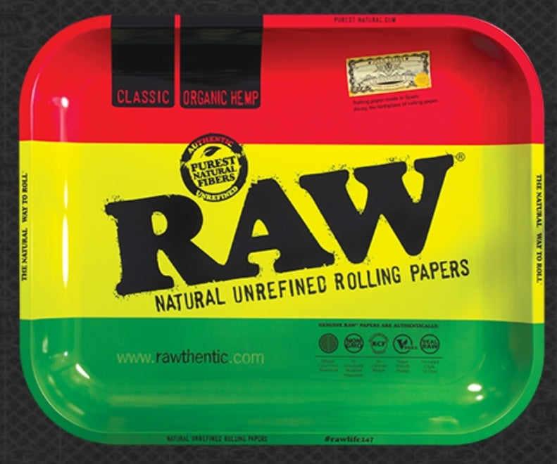 RAW Rasta Rolling Tray