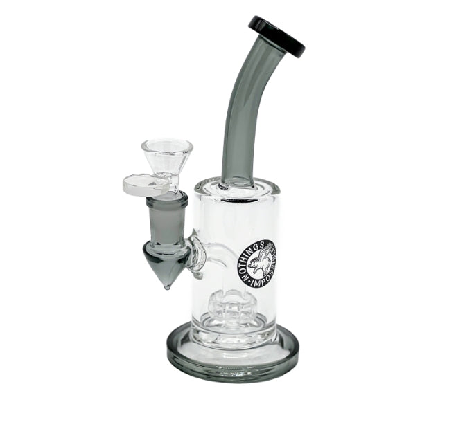 BENT COLOR NECK DAB RIG W/ SHOWERHEAD PERC – 7″