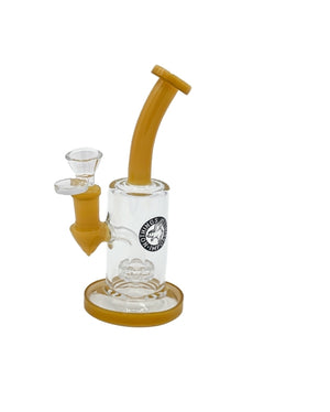 BENT COLOR NECK DAB RIG W/ SHOWERHEAD PERC – 7″