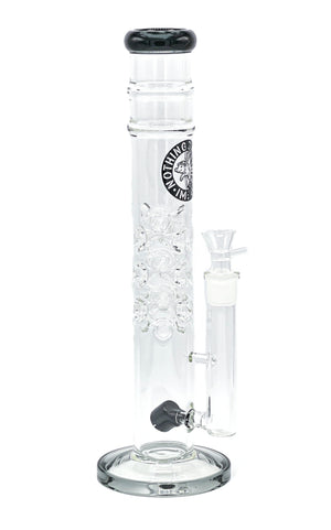 STRAIGHT TUBE  W/ ANGLED CUP PERC – 15″