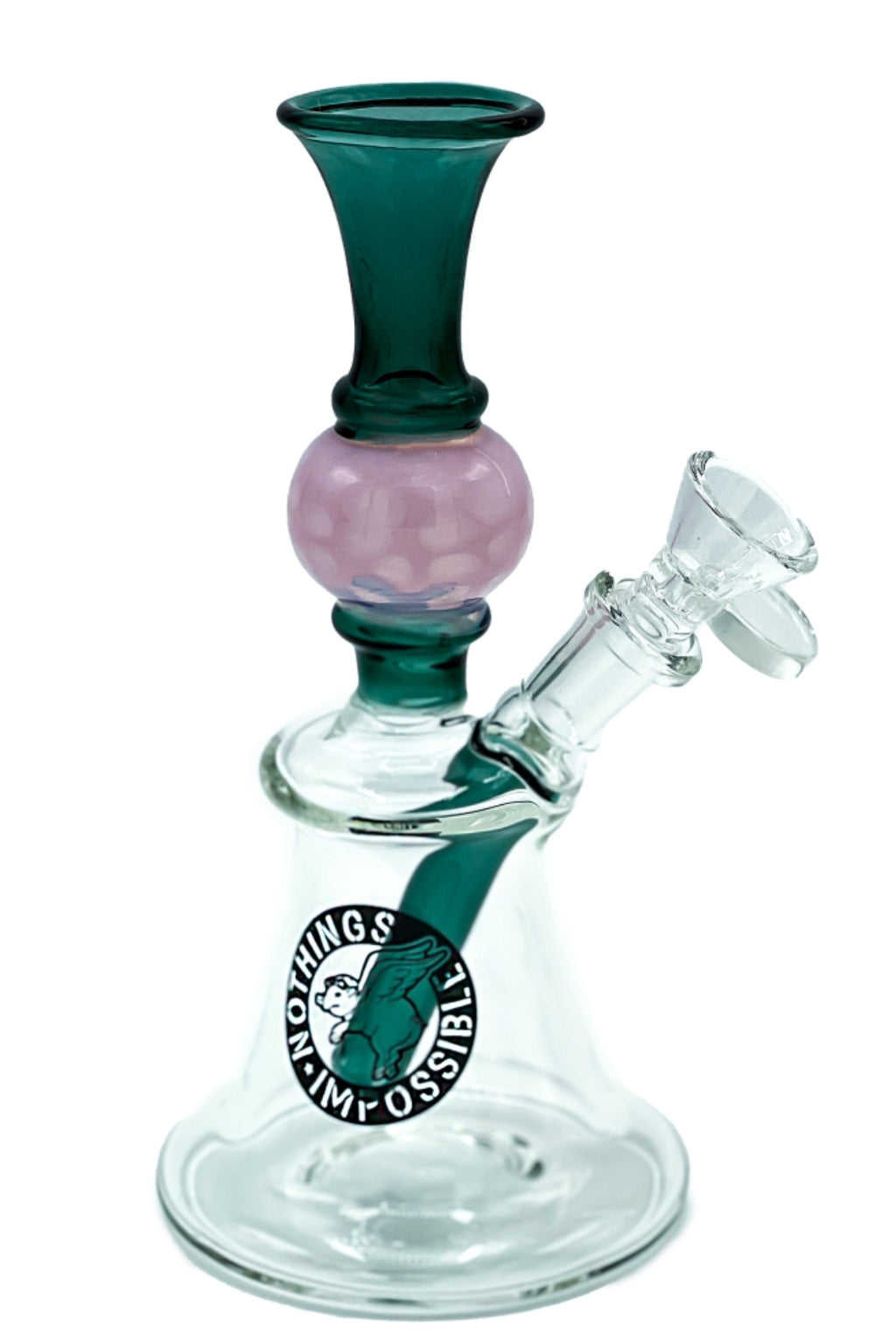 FLARED MOUTHPIECE RIG W/ HONEYCOMB BALL NECK – 8″