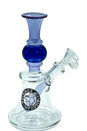 FLARED MOUTHPIECE RIG W/ HONEYCOMB BALL NECK – 8″