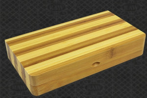 RAW Back Flip Striped Bamboo Rolling Tray