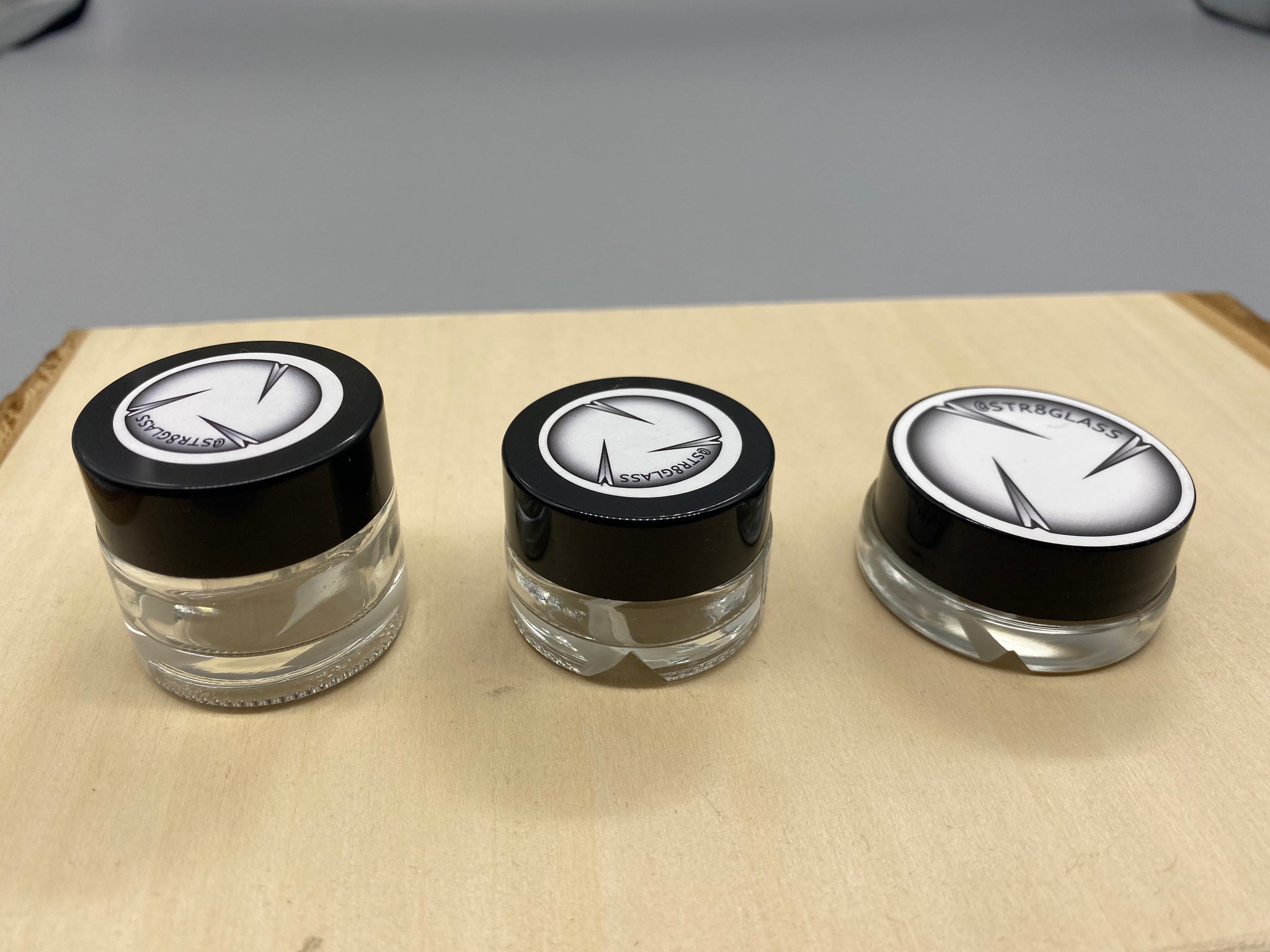 STR8 Glass Jar Spinner cap